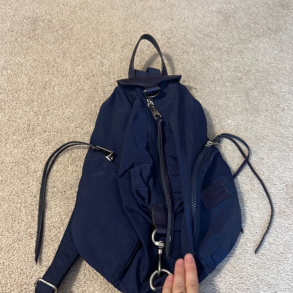Navy Rebecca minkoff backpack